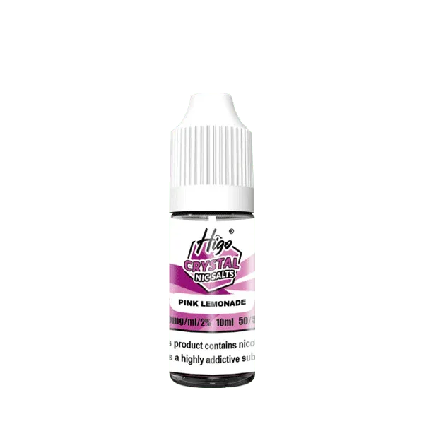 Higo Crystal 10mg Nic Salt Pink Lemonade