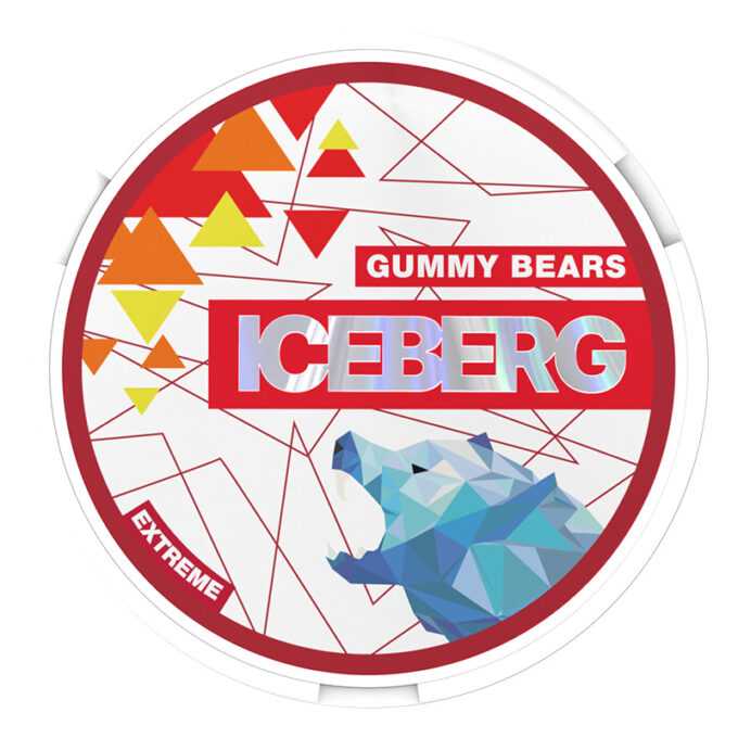 Iceberg Extreme Gummy Bears 50mg Nicotine Pouches