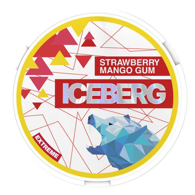 Iceberg Extreme Strawberry Mango Gum 50mg Nicotine Pouches