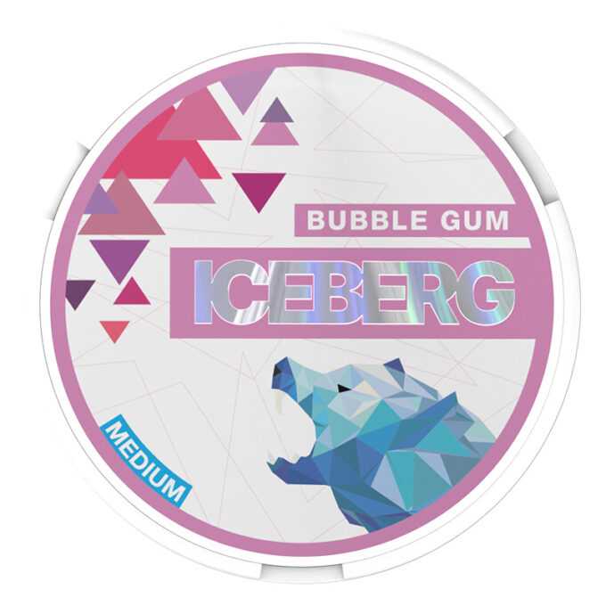 Iceberg Medium Bubble Gum 20mg Nicotine Pouches