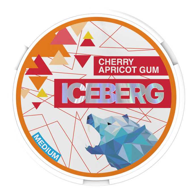Iceberg Medium Cherry Apricot Gum 20mg Nicotine Pouches