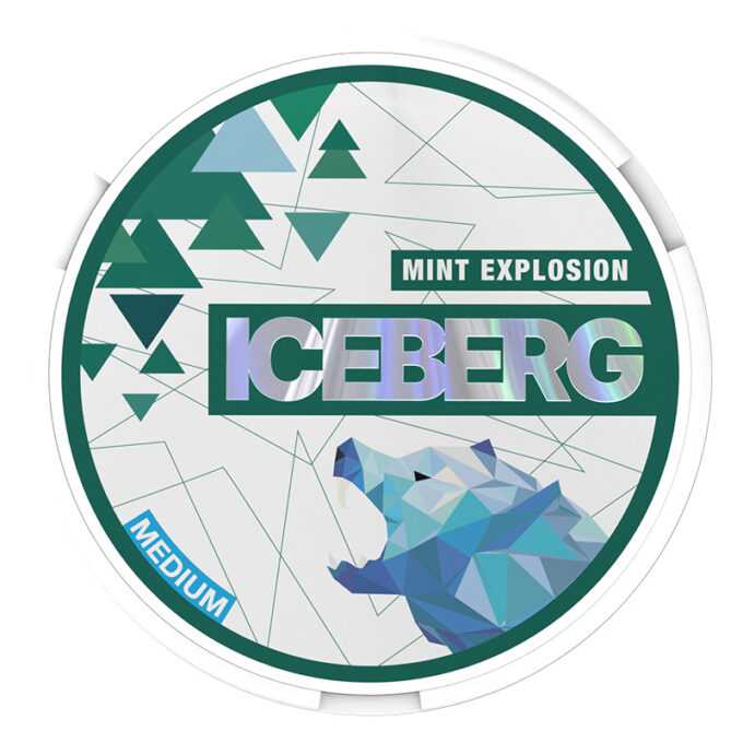 Iceberg Medium Mint Explosion 20mg Nicotine Pouches