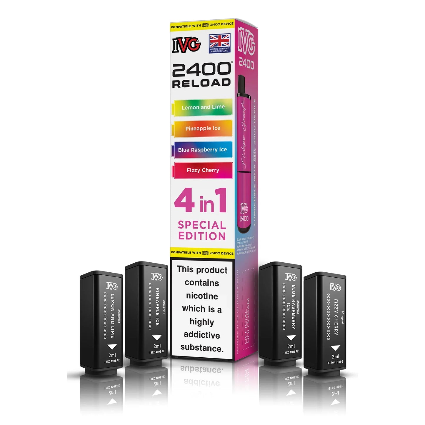 IVG 2400 4‑In‑1 Special Edition Prefilled Pods