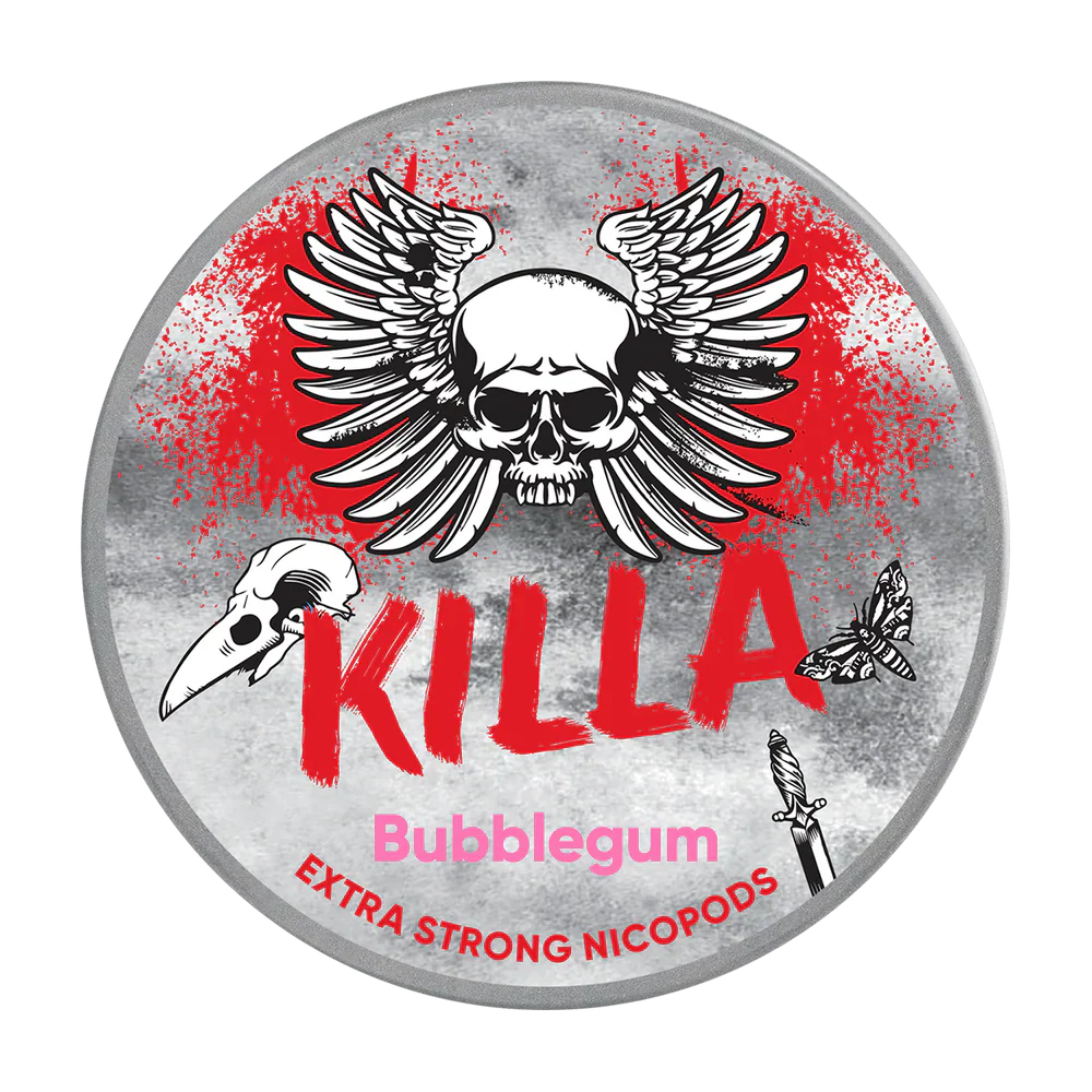 Killa Bubblegum Nicotine Pouches
