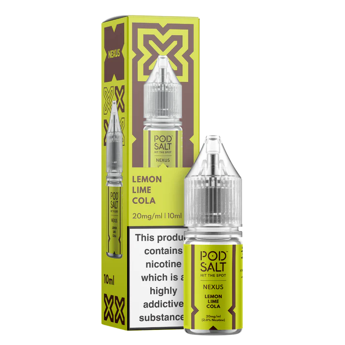 Pod Salt Nexus Lemon Lime Cola Ice 10ml Nicotine Salt E-Liquid