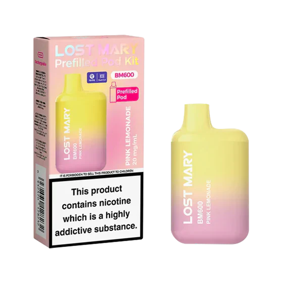 Lost Mary BM600 Pink Lemonade Prefilled Pod Kit