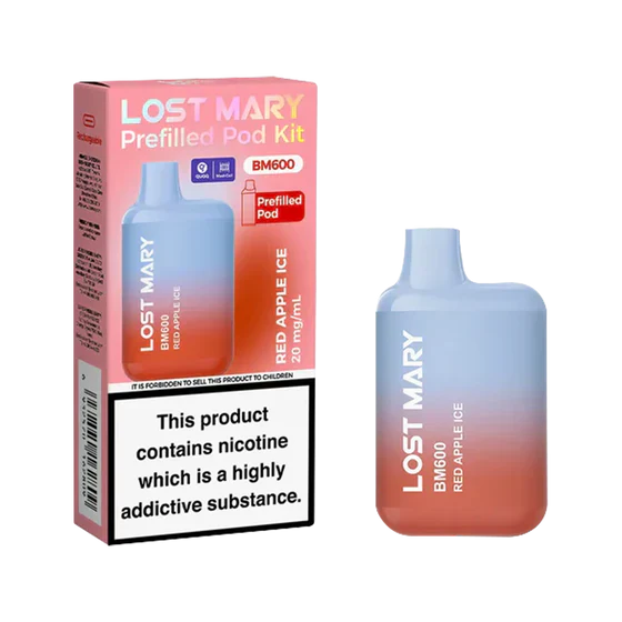 Lost Mary BM600 Red Apple Ice Prefilled Pod Kit