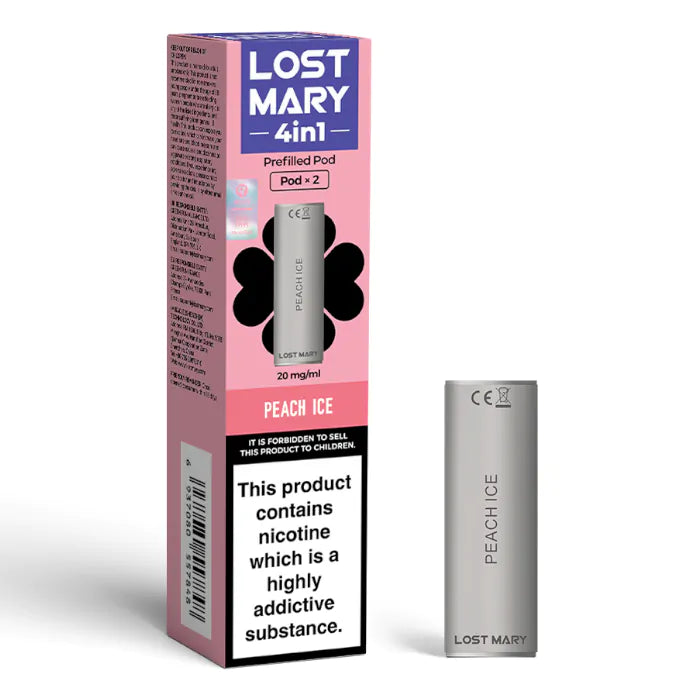 Lost Mary 4-in-1 Peach Ice Prefilled Replacement Pods
