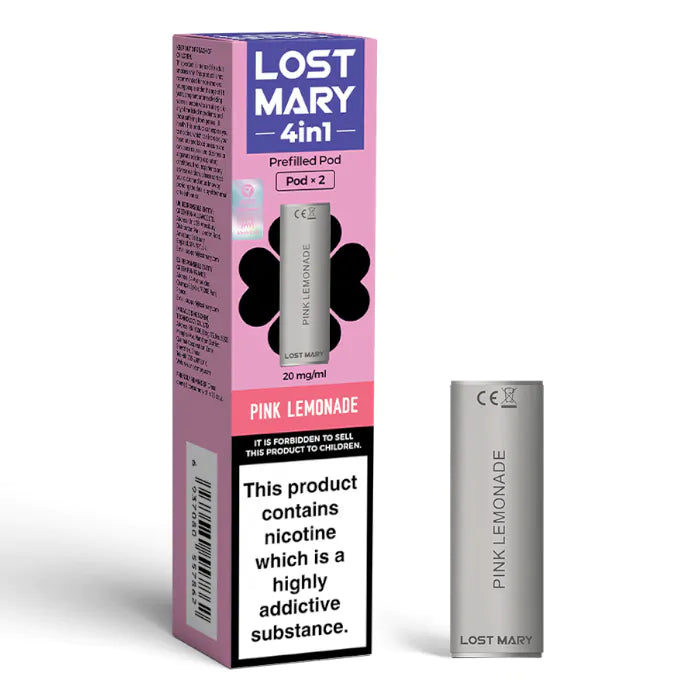 Lost Mary 4-in-1 Pink Lemonade Prefilled Replacement Pods
