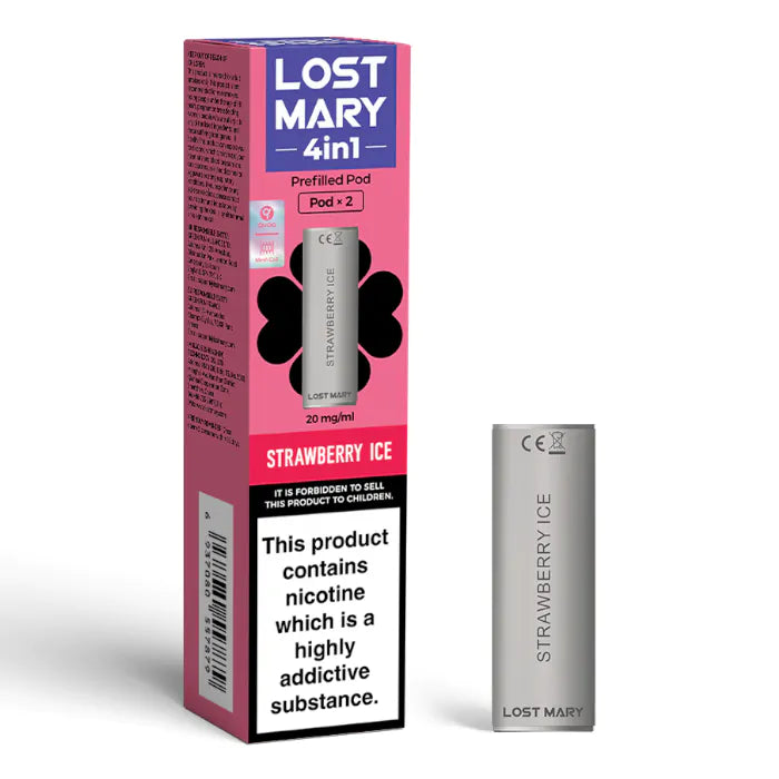 Lost Mary 4-in-1 Strawberry Ice Prefilled Replacement Pods