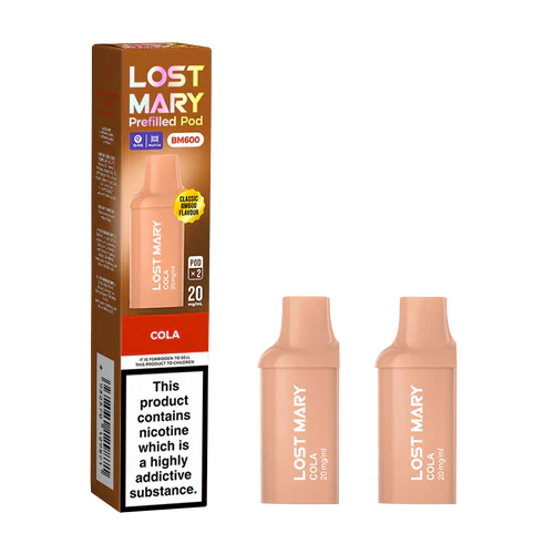Lost Mary BM600 Cola Prefilled Replacement Pods Pack of 2