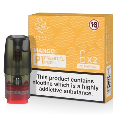 Elf Bar P1 Mate 500 Mango Prefilled Vape Pods