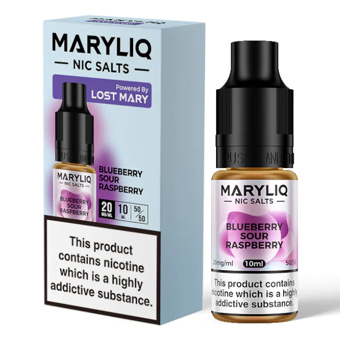 MARYLIQ by Lost Mary Blueberry Sour Raspberry Nic Salt E-Liquid