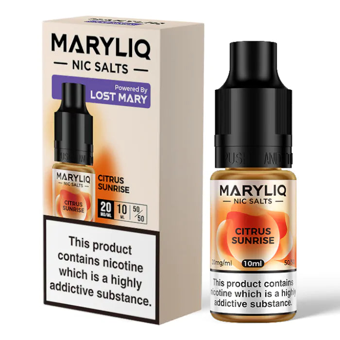 MARYLIQ by Lost Mary Citrus Sunrise Nic Salt E-Liquid