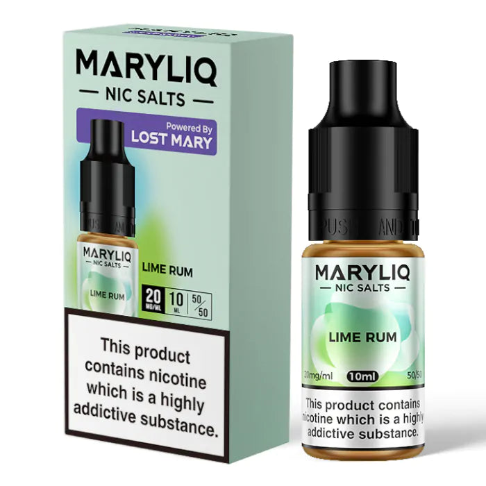 MARYLIQ by Lost Mary Lime Rum Nic Salt E-Liquid