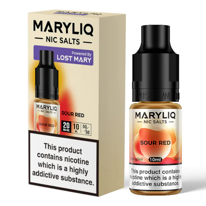 MARYLIQ by Lost Mary Sour Red Nic Salt E-Liquid