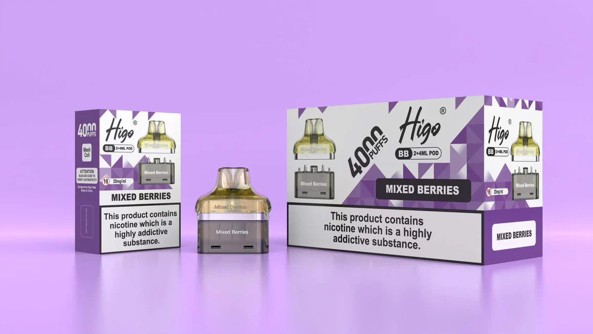 Higo BB Pod 20mg Mixed Berry