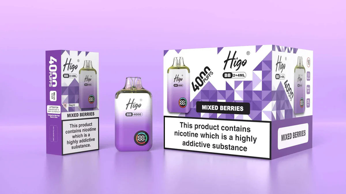 Higo BB Mixed Berry Prefilled Pod Vape Kit