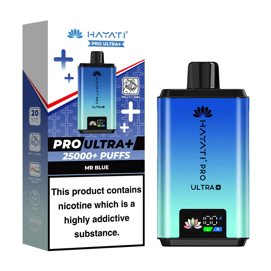 Hayati Pro Ultra Plus 25000 Mr Blue Prefilled Pod Kit