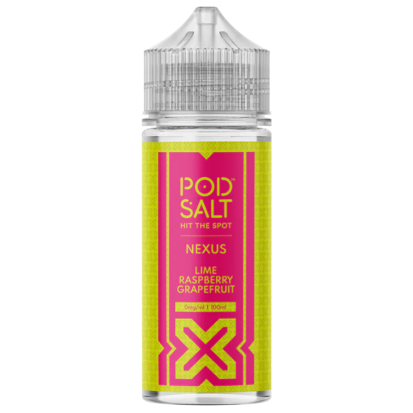 Pod Salt Nexus Shortfill Lime Raspberry Grapefruit 100ml E‑Liquid