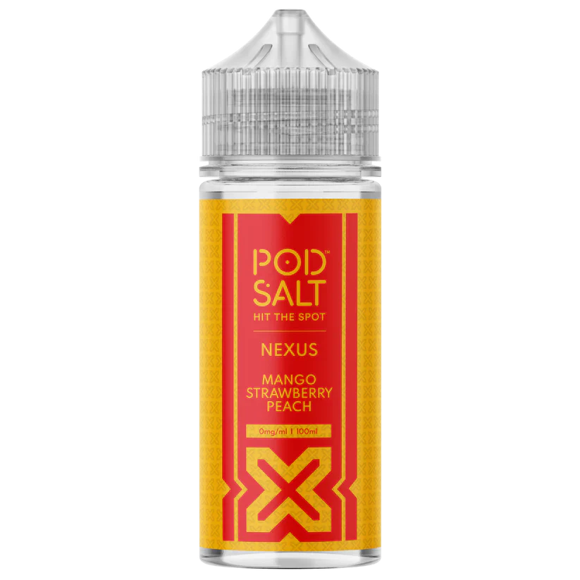Pod Salt Nexus Shortfill Mango Strawberry Peach 100ml E‑Liquid