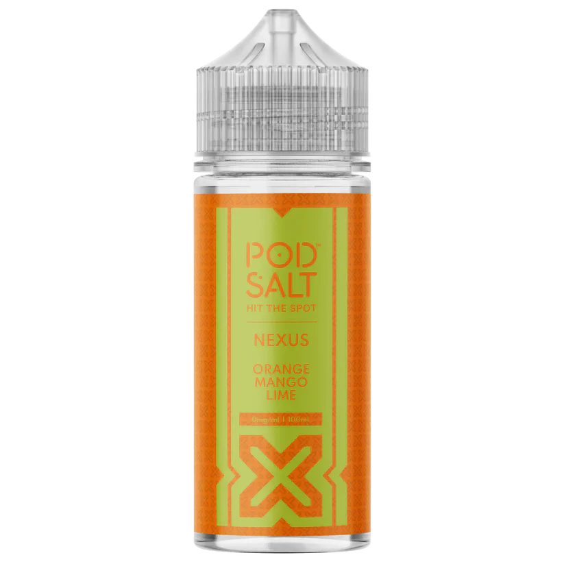 Pod Salt Nexus Shortfill Orange Mango Lime 100ml E‑Liquid