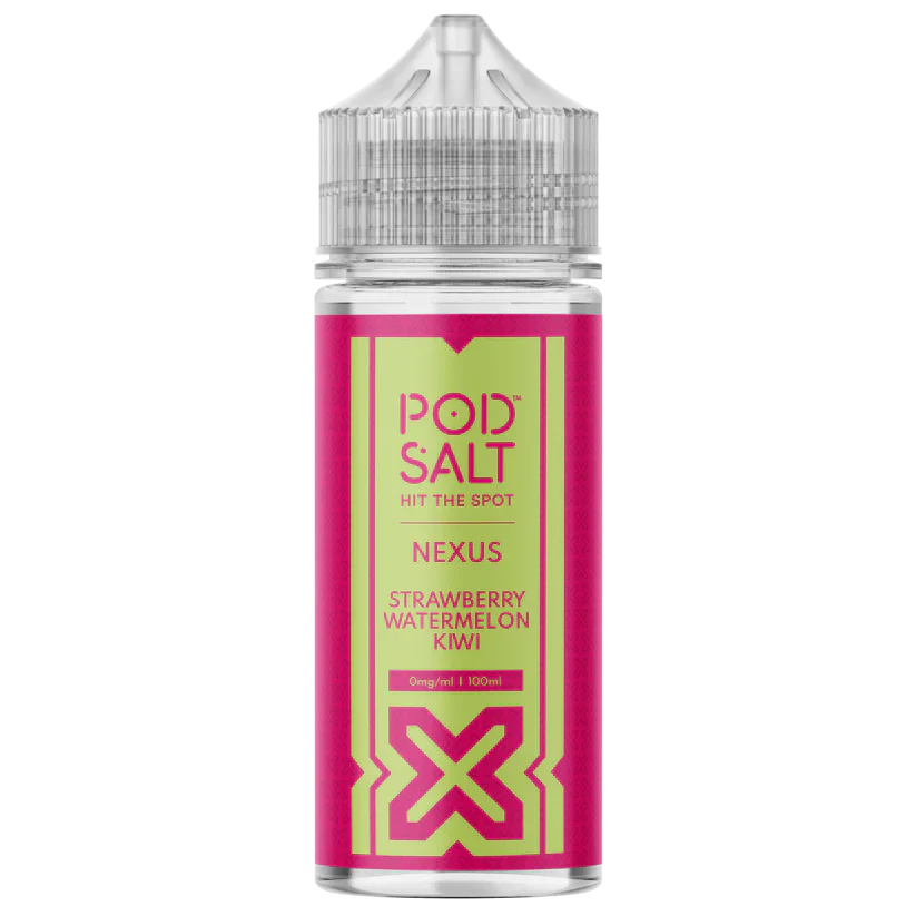 Pod Salt Nexus Shortfill Strawberry Watermelon Kiwi 100ml E‑Liquid