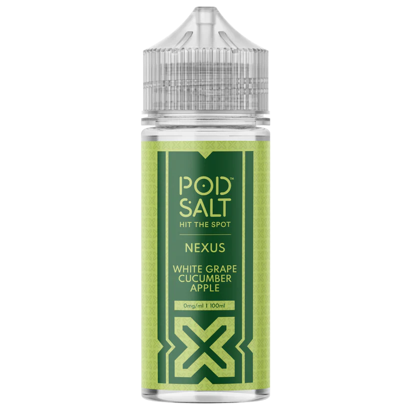 Pod Salt Nexus Shortfill White Grape Cucumber Apple 100ml E‑Liquid