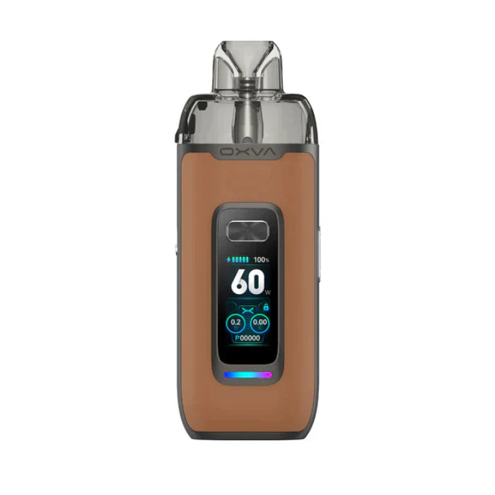 OXVA VPrime Vape Brown Leather Pod Kit