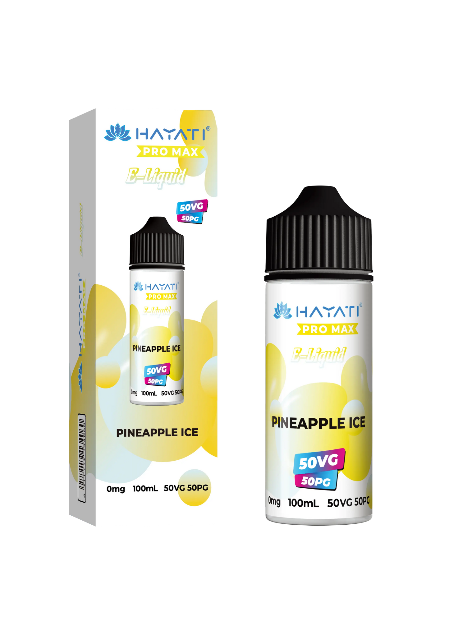 Pineapple Ice 50/50 Shortfill E-Liquid by Hayati Pro Max 100ml