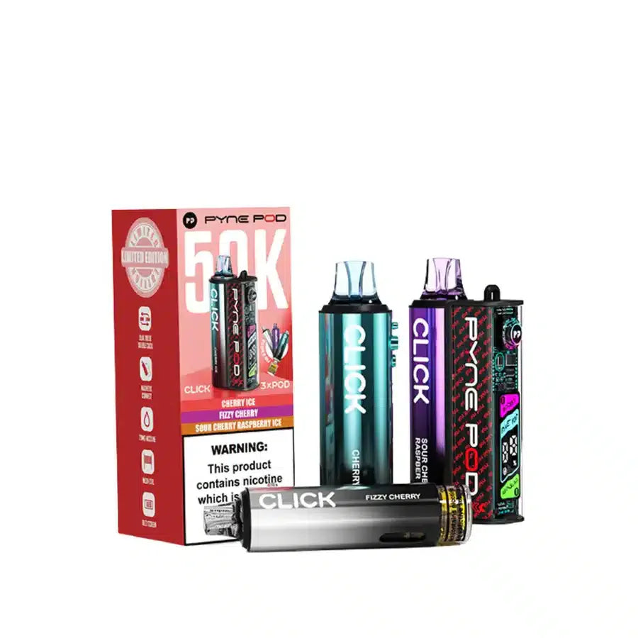 Pyne Pod Click 50K Cherry Edition Prefilled Pod Kit