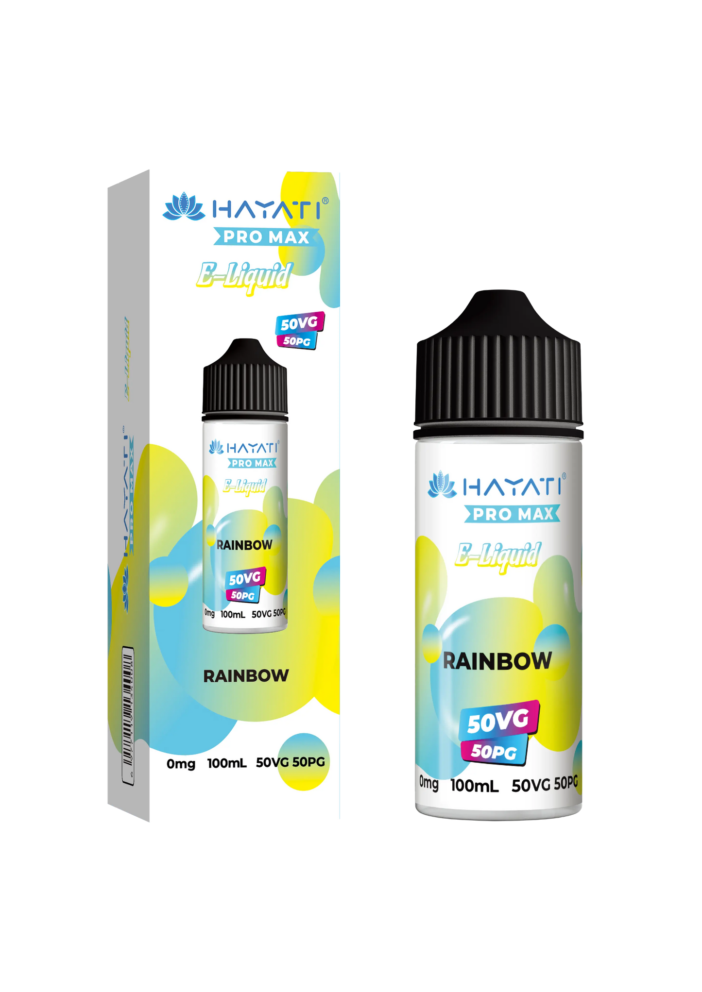 Rainbow 50/50 Shortfill E-Liquid by Hayati Pro Max 100ml