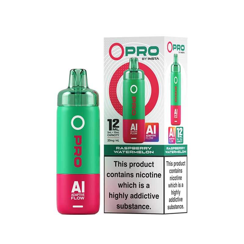 Insta O Pro 10K Raspberry Watermelon Prefilled Pod Vape Kit