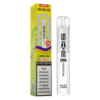 SKE BAR 600 Lemon & Lime Prefilled Pod