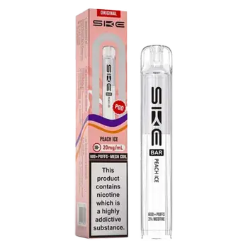SKE BAR 600 Peach Ice Prefilled Pod