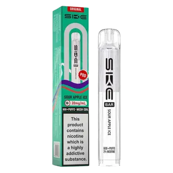SKE BAR 600 Sour Apple Ice Prefilled Pod