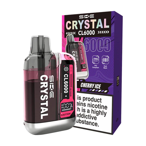 SKE Crystal CL6000 Cherry Ice Prefilled Pod Kit