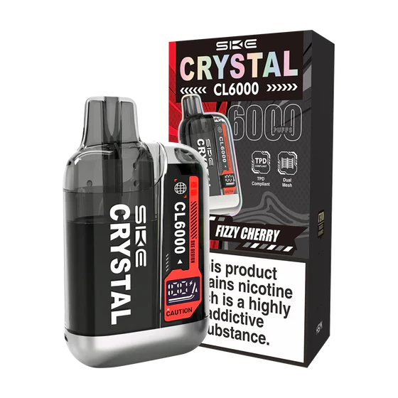 SKE Crystal CL6000 Fizzy Cherry Prefilled Pod Kit