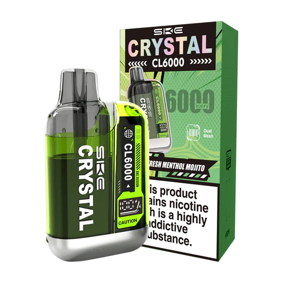 SKE Crystal CL6000 Fresh Menthol Mojito Prefilled Pod Kit