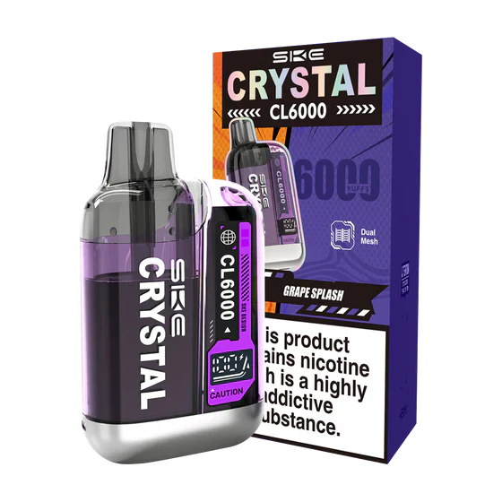 SKE Crystal CL6000 Grape Splash Prefilled Pod Kit