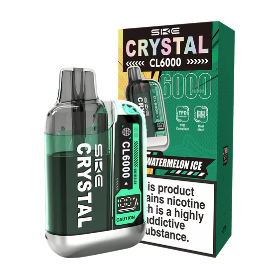 SKE Crystal CL6000 Watermelon Ice Prefilled Pod Kit