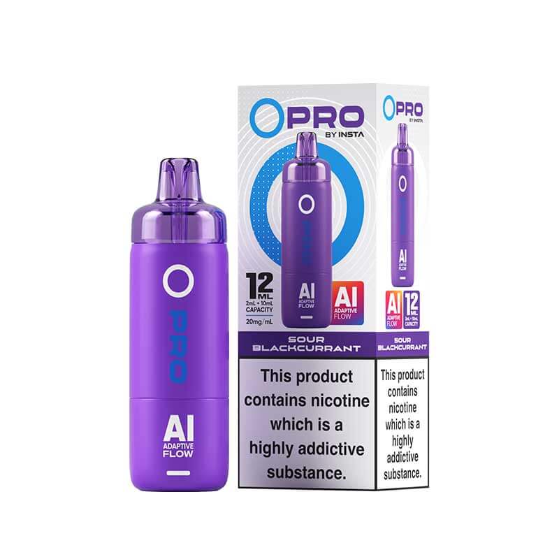 Insta O Pro 10K Sour Blackcurrant Prefilled Pod Vape Kit