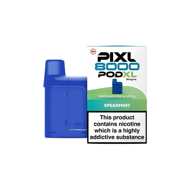 PIXL 8000 Spearmint Compliant Post June 1st Prefilled Pod
