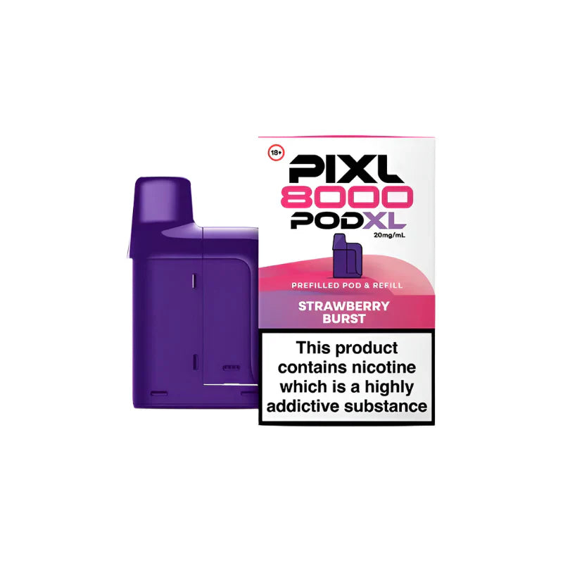 PIXL 8000 Strawberry Burst Compliant Post June 1st Prefilled Pod