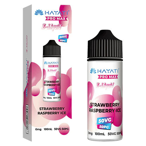 Strawberry Raspberry Ice 50/50 Shortfill E-Liquid by Hayati Pro Max 100ml