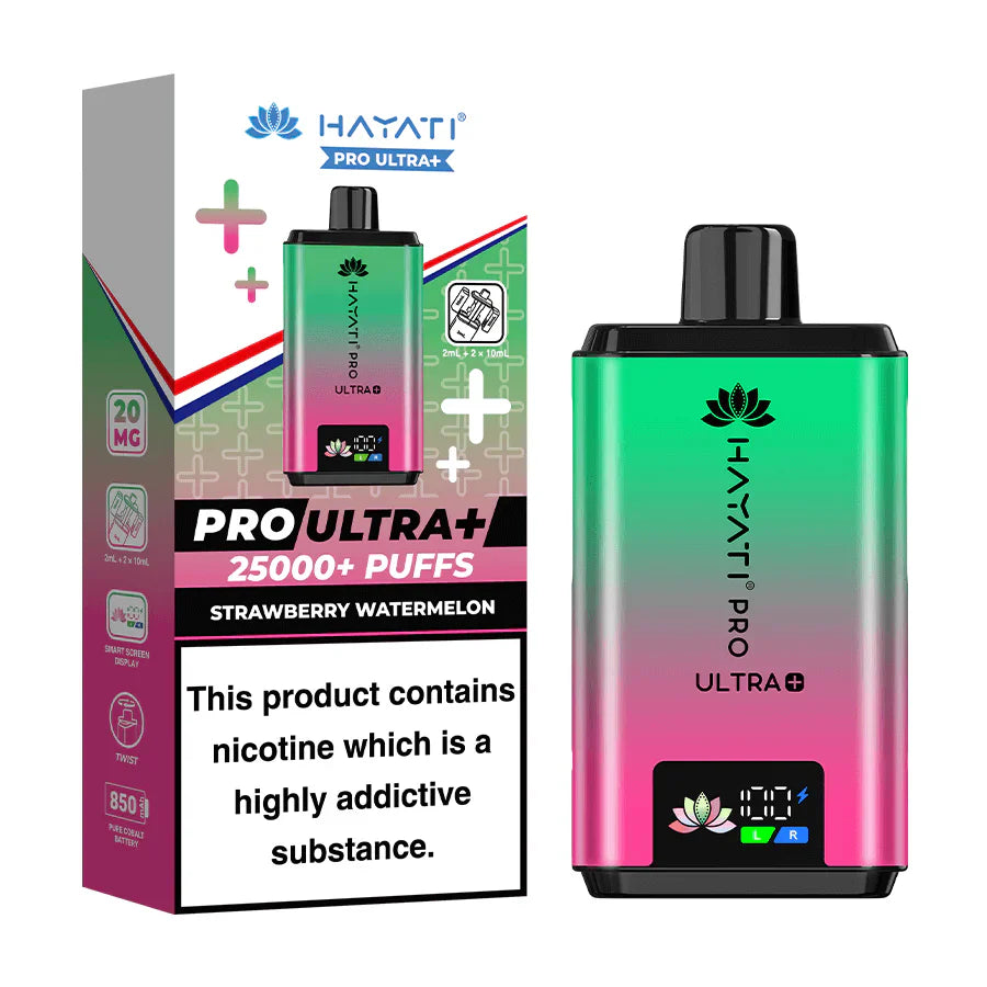 Hayati Pro Ultra Plus 25000 Strawberry Watermelon Prefilled Pod Kit