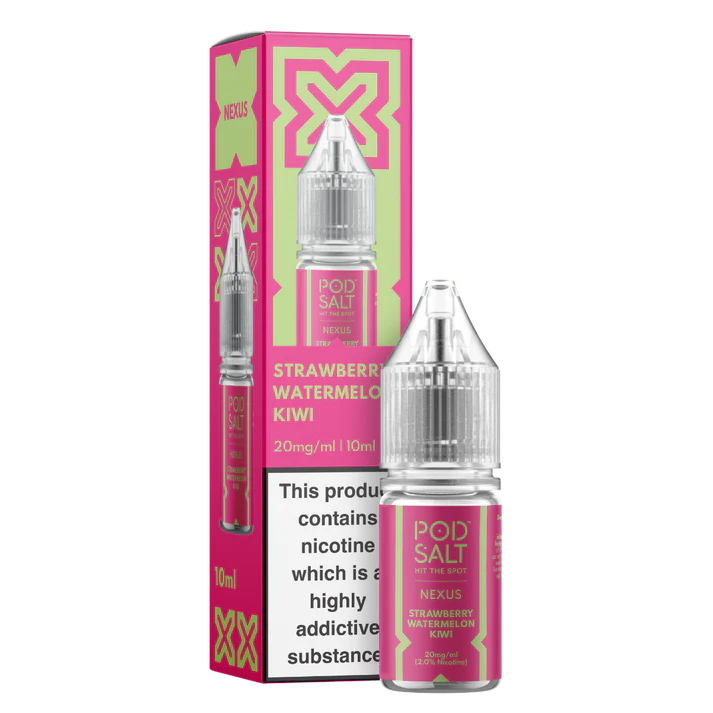 Pod Salt Nexus Strawberry Watermelon Kiwi 10ml Nicotine Salt E-Liquid