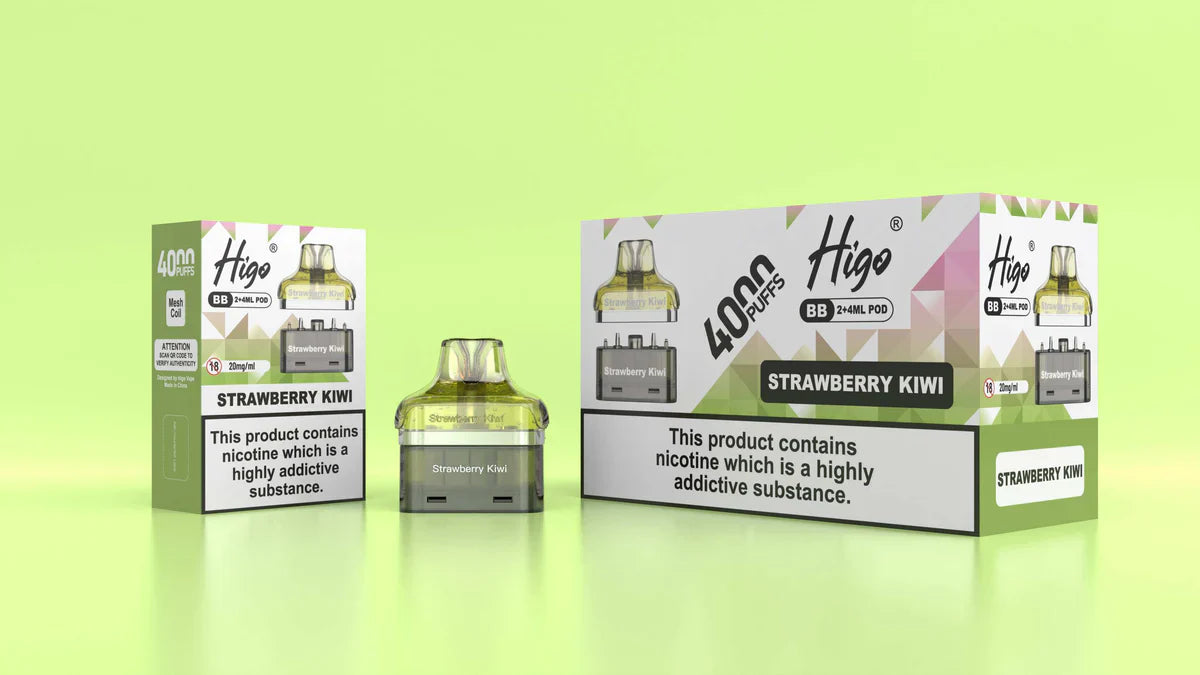 Higo BB Pod 20mg Strawberry Kiwi