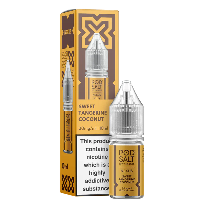 Pod Salt Nexus Sweet Tangerine Coconut 10ml Nicotine Salt E-Liquid