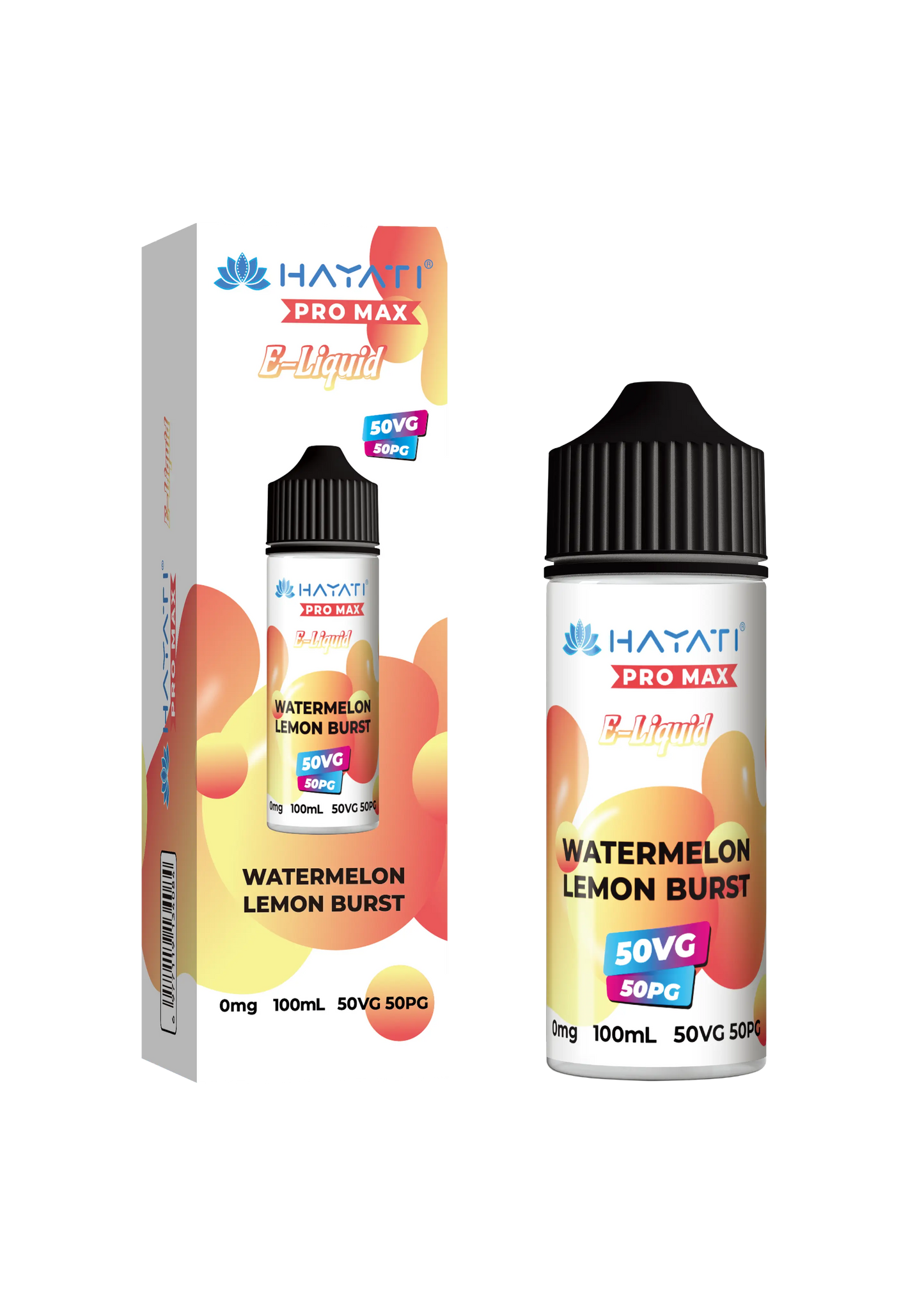 Watermelon Lemon Burst 50/50 Shortfill E-Liquid by Hayati Pro Max 100ml